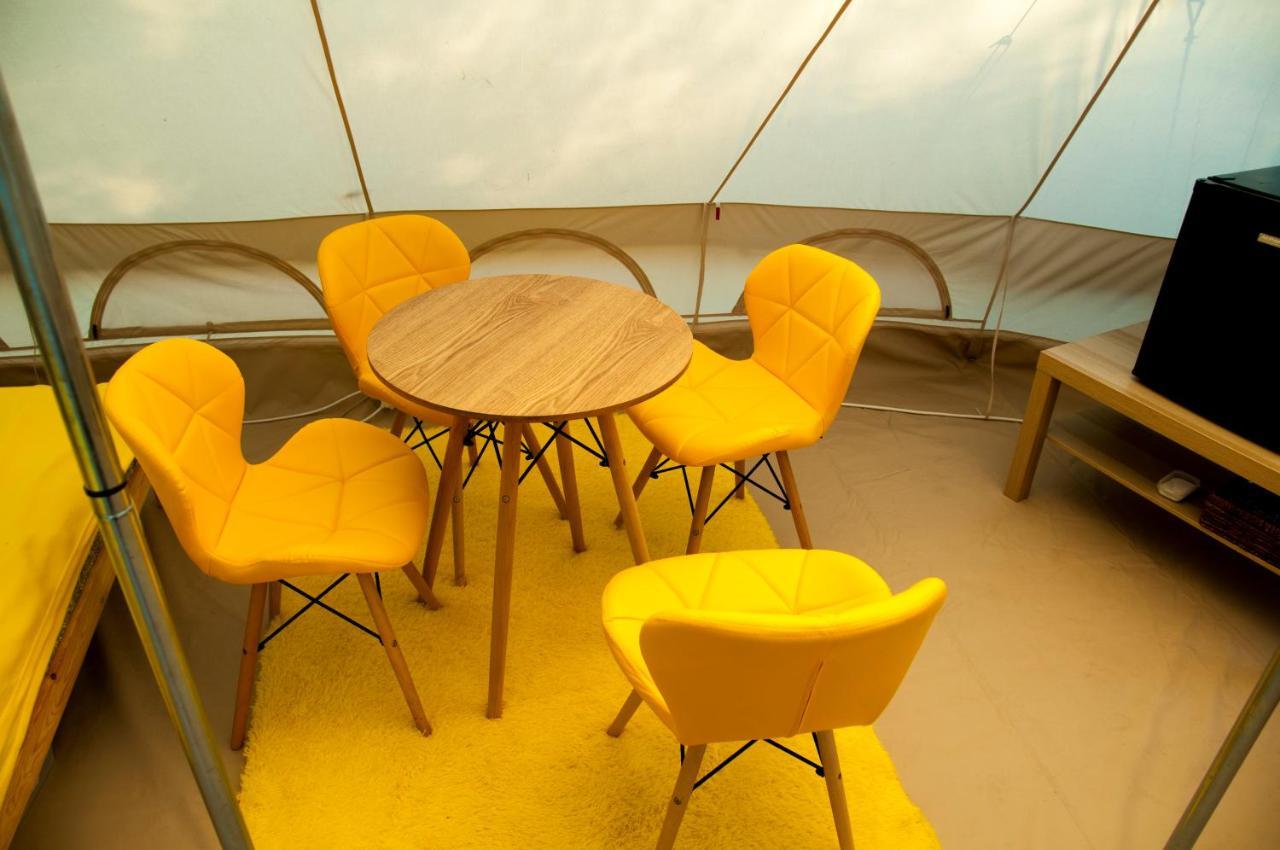 מלון Jankowice  Glamping Z Alpakami מראה חיצוני תמונה